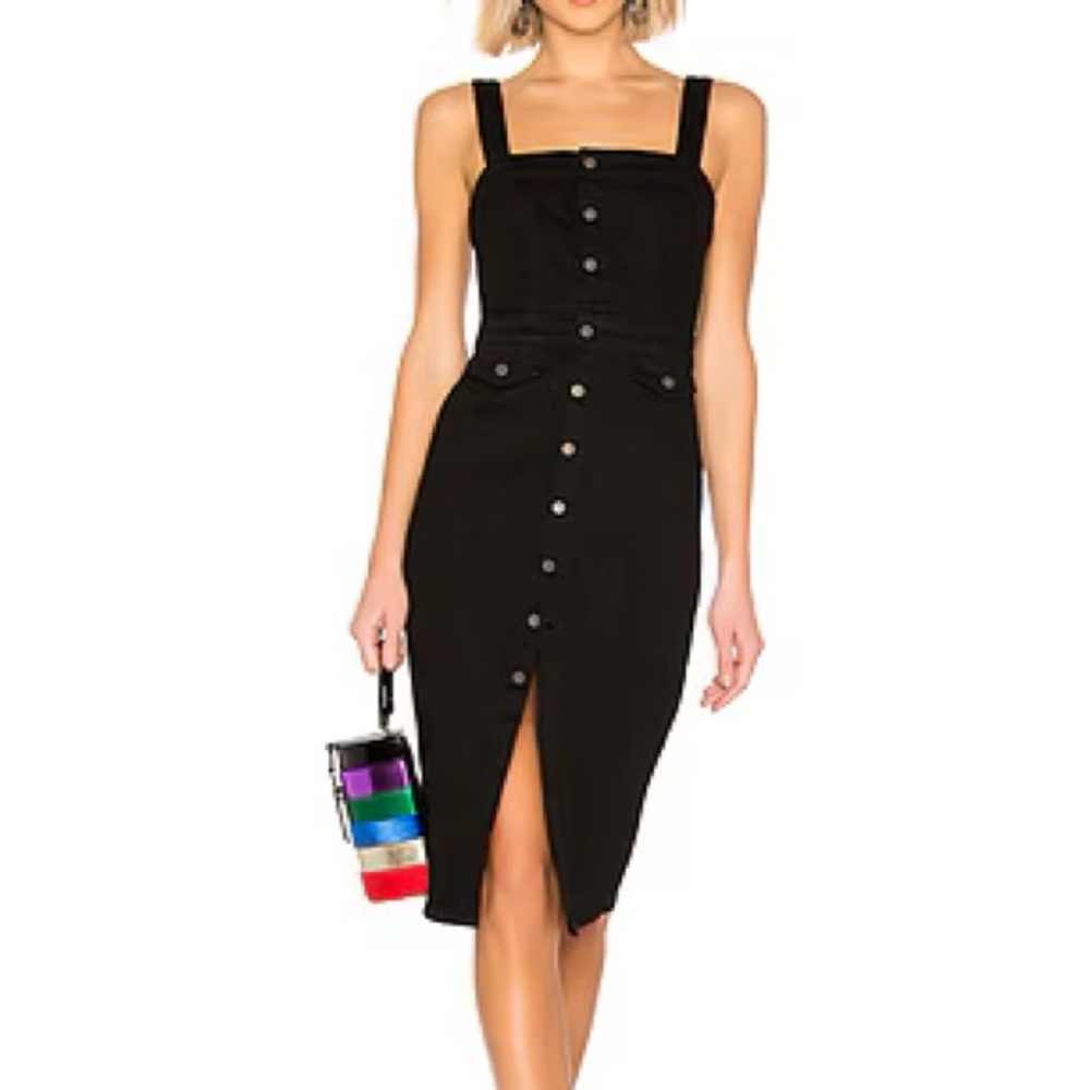 GRLFRND Petra dress in black + free forever 21 t-shirt Like new XS - Picture 2 of 10
